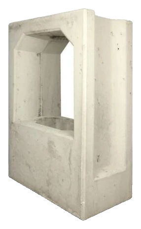 Alfen betonnen sokkel