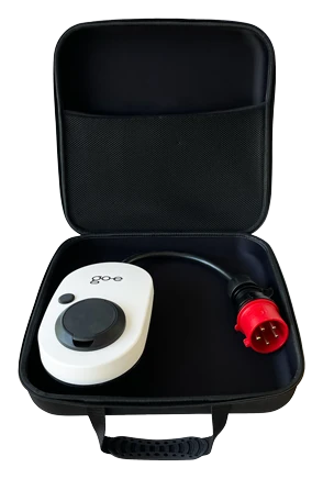 go-e Case open met Gemini flex