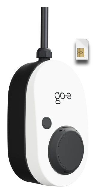 go-e Charger Gemini 2.0, schuin aanzicht