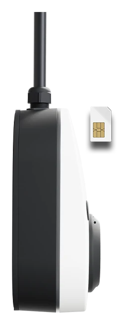 go-e Charger Gemini 2.0, zijaanzicht