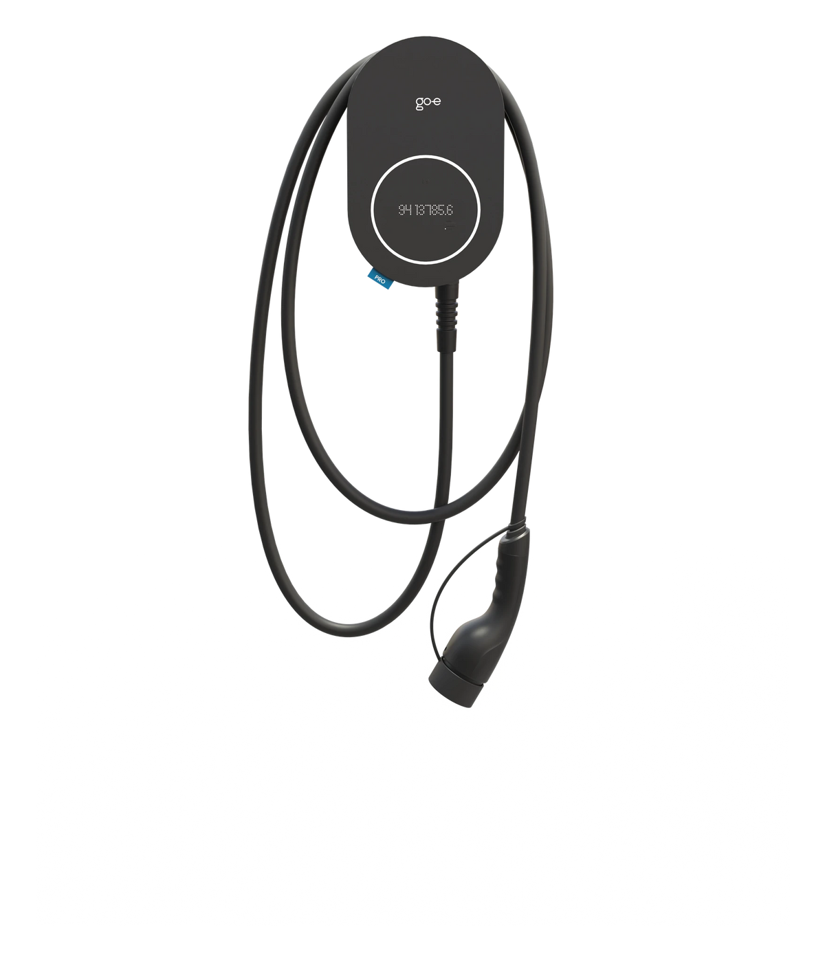 go-e Charger PRO met vaste laadkabel, vooraanzicht