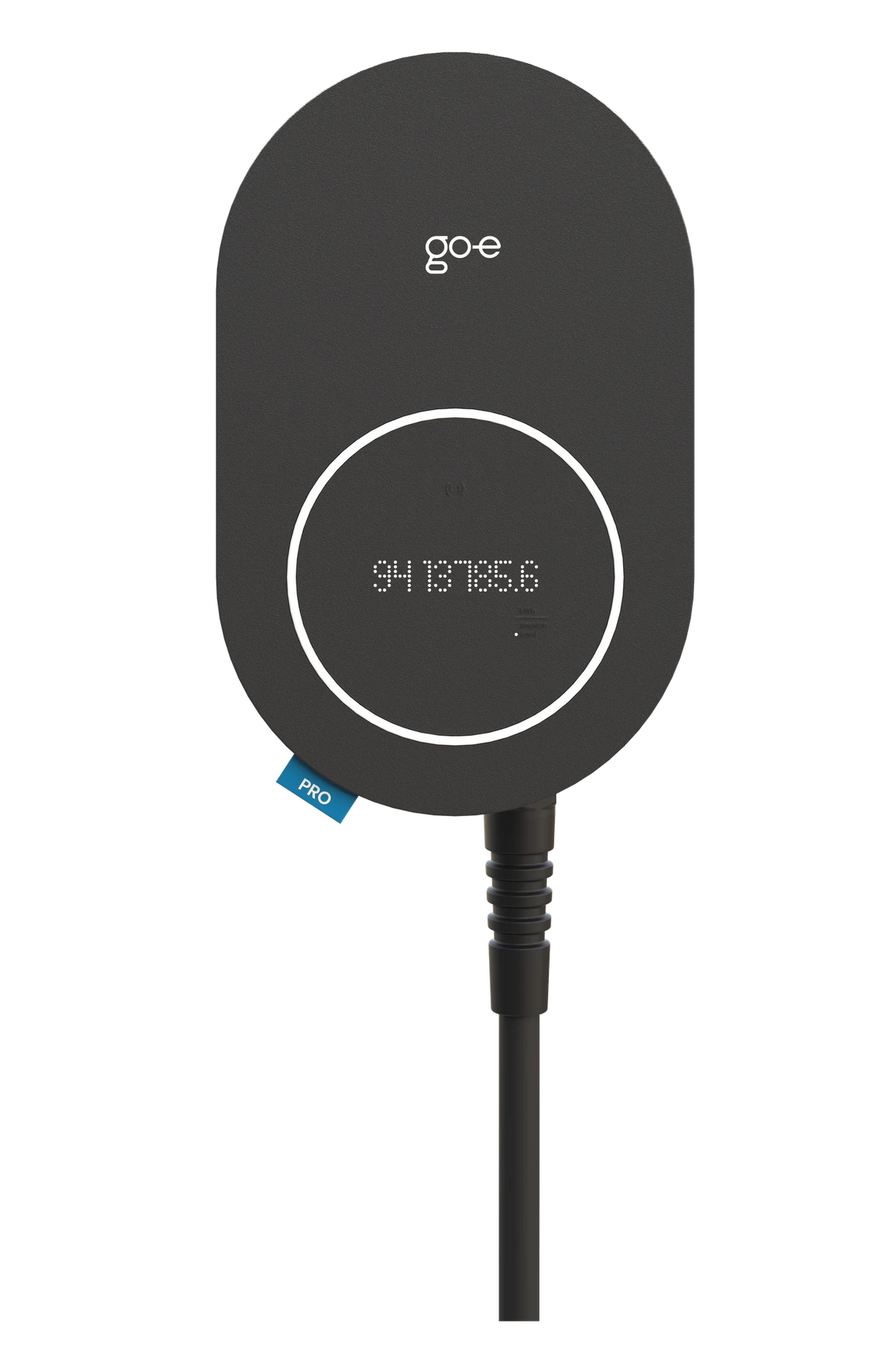 go-e Charger PRO met MID-display, vooraanzicht