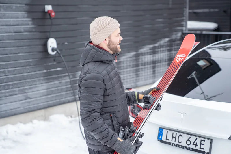 Blije gebruiker bij een go-e Charger Gemini